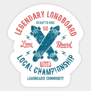 Legendary Longboard Local Championship Sticker